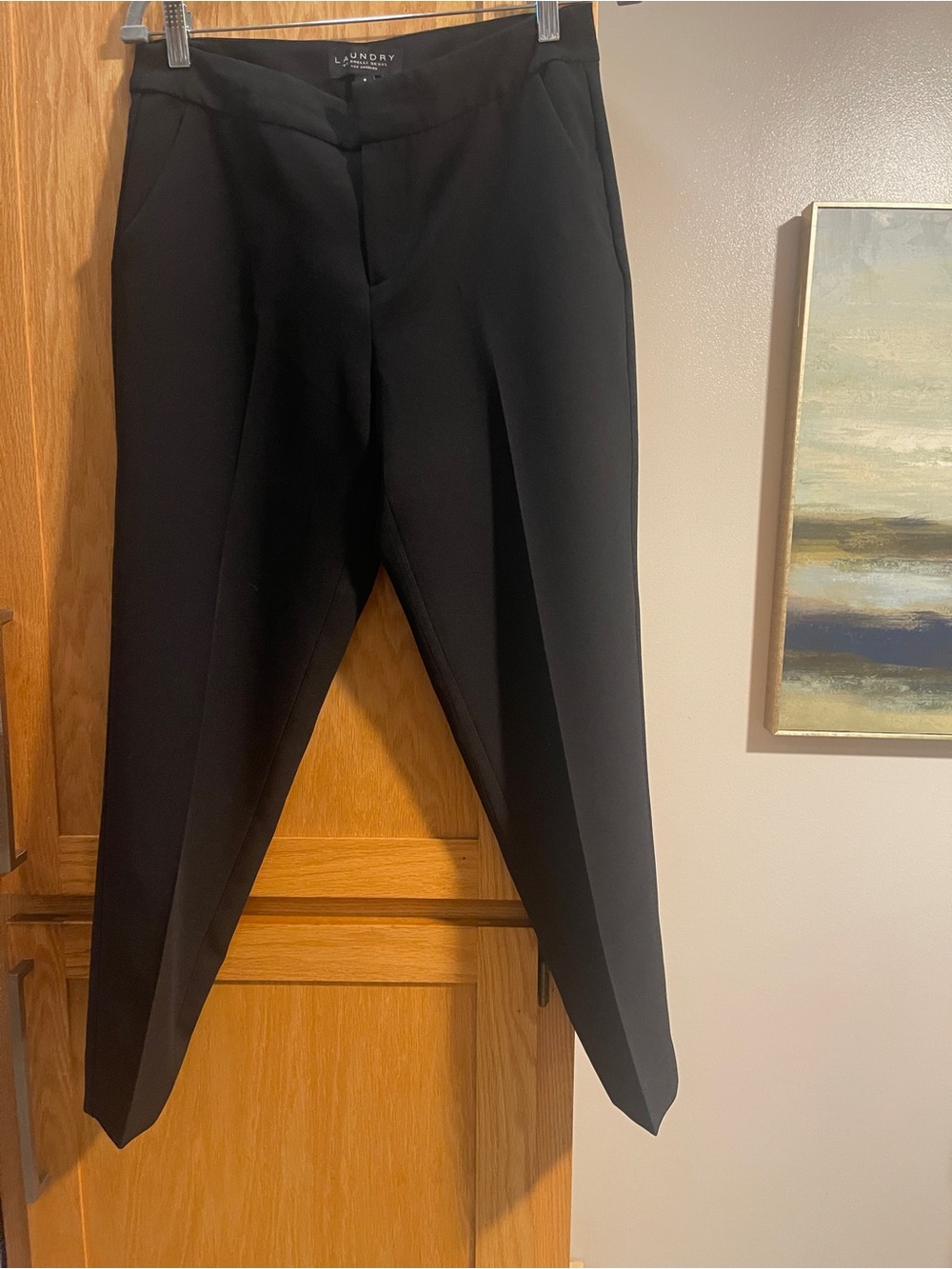 Laundry By Shelli Segal Black Women's Trousers‎ - Sleek Tailored Fit